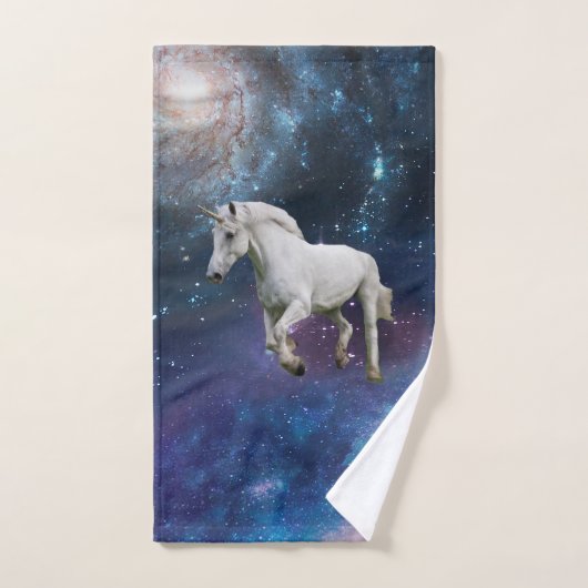 Unicorn en Galaxy Bad Handdoek (Handdoek)
