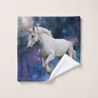 Unicorn en Galaxy Bad Handdoek