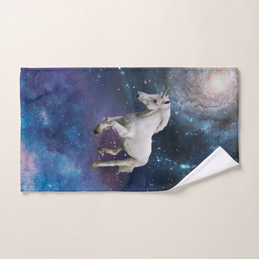 Unicorn en Galaxy Bad Handdoek (Handdoek)