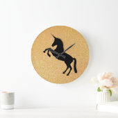 Unicorn en Gold Glitter Grote Klok (Huis)