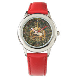 UNICORN EN GOTHISCHE FANTASSTROMEN, FLORAAL MOTIFS HORLOGE