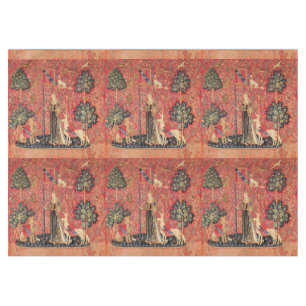 UNICORN EN GOTHISCHE FANTASSTROMEN, FLORAAL MOTIFS TAFELKLEED