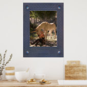 Unicorn en Guinevere Poster (Keuken)