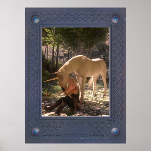 Unicorn en Guinevere Poster (Voorkant)