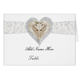 Unicorn en Lace Table Place Card