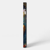 Unicorn en Lady Fantasy Art iPhone Hoesje (Linkerkant)