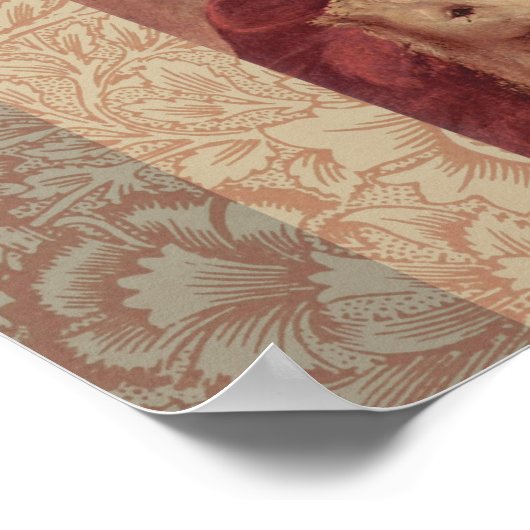 Unicorn en Lady Poster (Hoek)