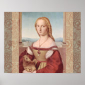 Unicorn en Lady Poster (Voorkant)