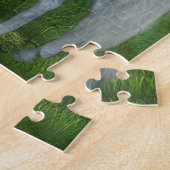 Unicorn en Lilies Fantasy Horse Art Legpuzzel (Zijkant)