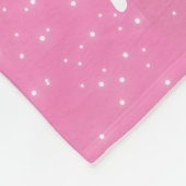 Unicorn en Moon Fleece Deken (Hoek)