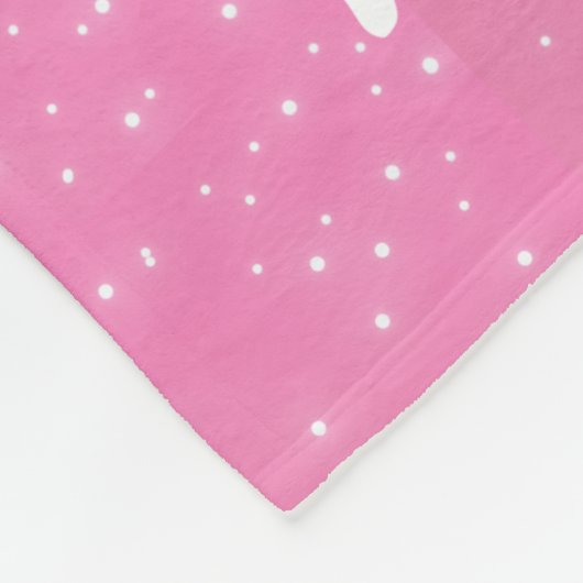 Unicorn en Moon Fleece Deken (Hoek)