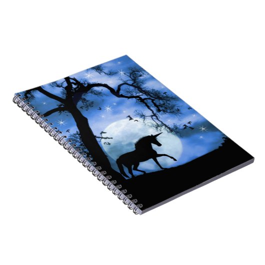 Unicorn en Moon Notitieboek (Rechterzijde)