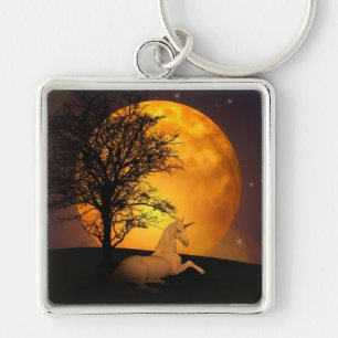 Unicorn en Moon Sleutelhanger