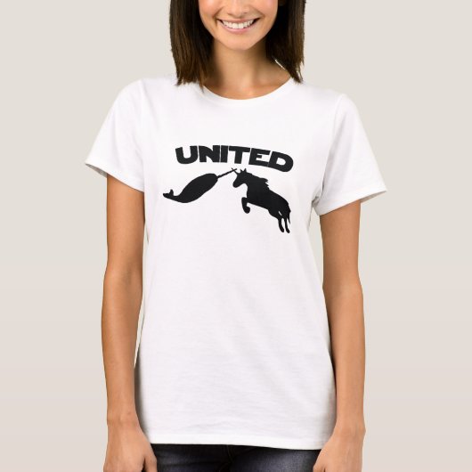 Unicorn en Narwhal T-shirt (Voorkant)
