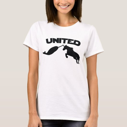 Unicorn en Narwhal T-shirt (Voorkant)