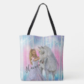 Unicorn en Princess Tote Bag (Achterkant)