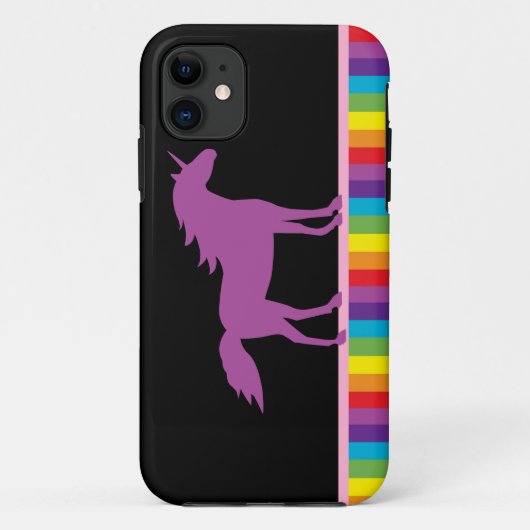Unicorn en Rainbow iPhone 5 Hoesje (Achterkant)