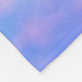 Unicorn en regenboog fleece deken (Hoek)