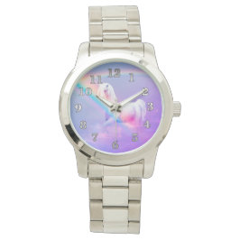 Unicorn en regenboog horloge