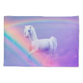 Unicorn en regenboog kussensloop (Achterkant)