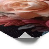 Unicorn en Rozen Poster (Hoek)