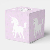 Unicorn en sterren bedankdoosjes (Achterkant)