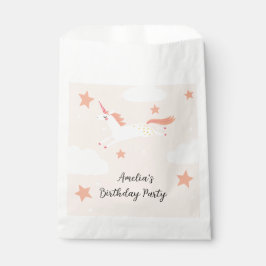 Unicorn en sterren bedankzakje