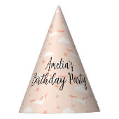 Unicorn en sterren feesthoedjes (Voorkant)