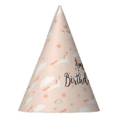 Unicorn en sterren feesthoedjes (Links)