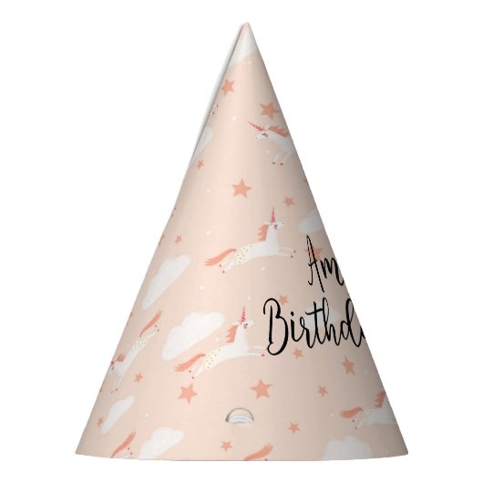 Unicorn en sterren feesthoedjes (Links)