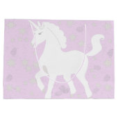 Unicorn en sterren groot cadeauzakje (Achterkant)
