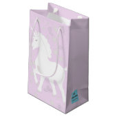 Unicorn en sterren klein cadeauzakje (Achterkant Gekanteld)