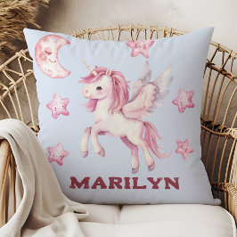 Unicorn en sterren kussen