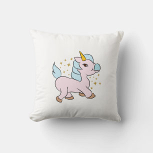 Unicorn en sterren kussen