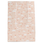 Unicorn en sterren medium cadeauzakje (Achterkant)