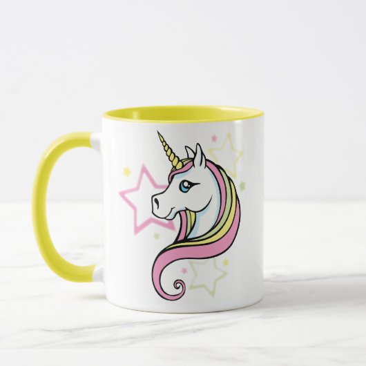 Unicorn en sterren mok (Links)