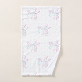 Unicorn en sterren, toilethanddoekset bad handdoek (Handdoek)