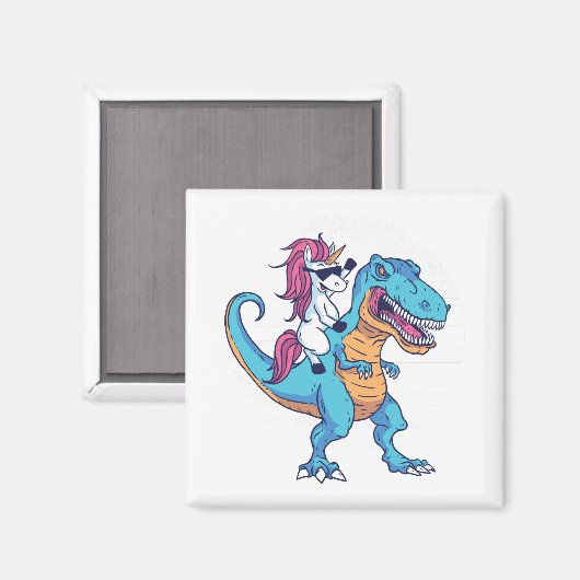 Unicorn en T-Rex Magneet (Voorkant / Achterkant)