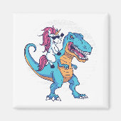 Unicorn en T-Rex Magneet (Voorkant)