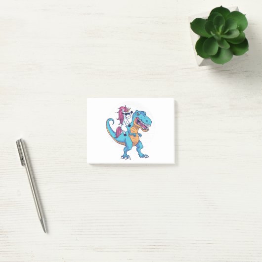 Unicorn en T-Rex Post-it® Notes (Kantoor)