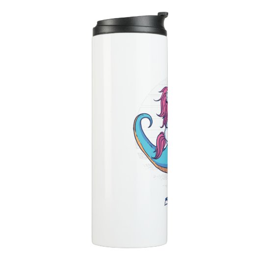 Unicorn en T-Rex Thermosbeker (Gedraaid links)