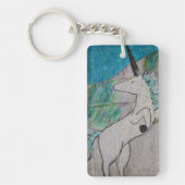 Unicorn en Waterval Sleutelhanger (Voorkant)