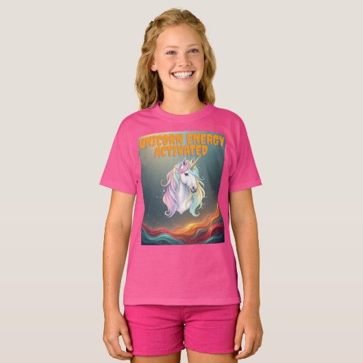 Unicorn Energy Activated T‑Shirt T-shirt (Voorkant volledig)