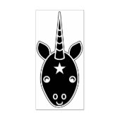 unicorn face art stamp rubberstempel (Afrduk)