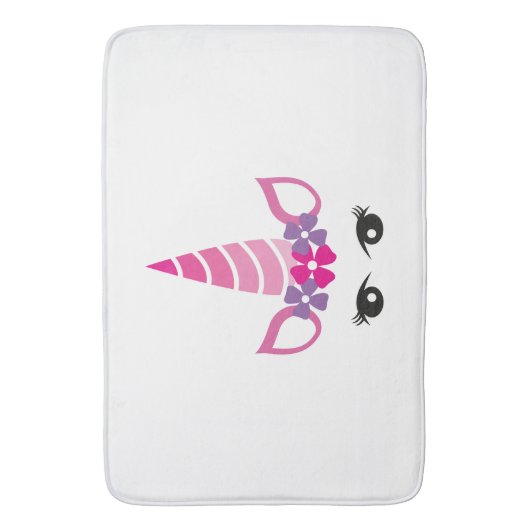 Unicorn Face Badmat (Voorkant Verticaal)