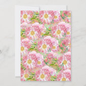 Unicorn Face Birthday Uitnodiging (Achterkant)