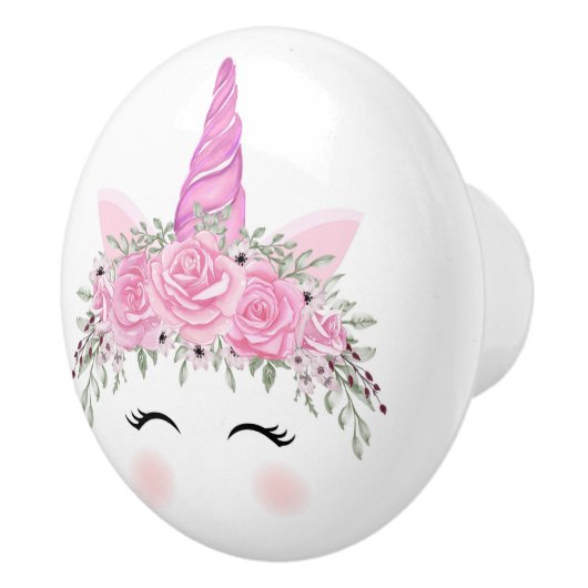 Unicorn face Ceramic Pull Keramische Knop (Rechts)