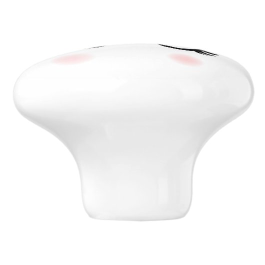 Unicorn face Ceramic Pull Keramische Knop (Zijkant)