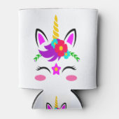 Unicorn Face Design Blikjeskoeler (Voorkant)