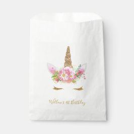 Unicorn Face Favor Bag Bedankzakje